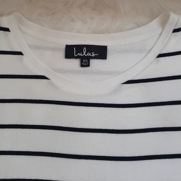 *FINAL SALE* Lulus Cafe Society Striped Shirt Dress - Picture 10 of 10
